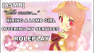 [ASMR] Shy Lamb girl offers you her services Roleplay