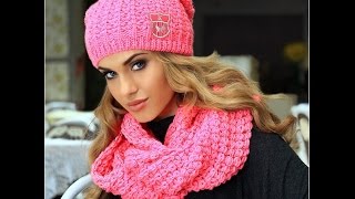 ЖЕНСКИЕ ШАПКИ, СВЯЗАННЫЕ на СПИЦАХ - 2019 / Women's hats Knitting / Kopfbedeckungen für Frauen