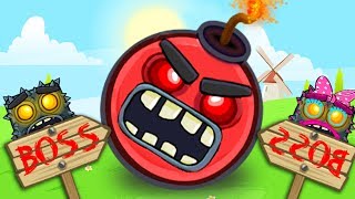 ШАР ПИРАТ НОВЫЙ КРАСНЫЙ ШАРИК 4 - ПОДЗЕМНЫЕ ХОДЫ мультик игра   RED BALL 4 - Volume 5