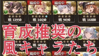 次の風有利古戦場に備えて育成しておいた方が良いキャラを色々紹介する【グラブル】