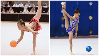 ТОП 5 ЛУЧШИХ МОМЕНТОВ ПО ХУДОЖЕСТВЕННОЙ ГИМНАСТИКЕ//MiaSofia VS Katy Gymnastika