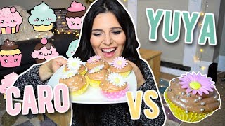 CARO VS YUYA: HAZ LOS MEJORES CUPCAKES DEL MUNDO! ♥ Steph T