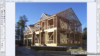 Как в ArchiCAD моделировать каркасные стены. Уроки Архикад для новичков