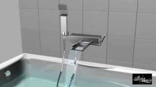 Смеситель CASCADE для ванной, душа настенный