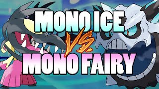 Pokemon Mono Ice Team vs. Mono Fairy Team Bauke vs Lynn