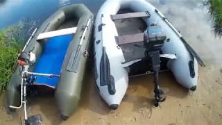 Лодочный мотор Patriot bm 106 vs Merlin 3.5 Гонка
