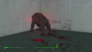 Fallout 4 - Dusky Yao Guai vs Super Mutant Warlord