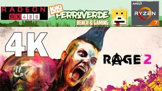 RAGE 2 - 4k Gaming: RX 480 + Ryzen 1700 Configuración Recomendada