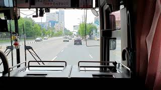 전주고속버스터미널→대전복합터미널 고속버스 운행영상