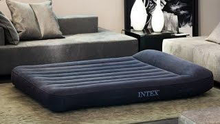 Обзор надувного матраса Intex 66770 и ножного насоса Intex 68610.