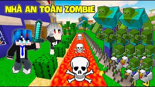 PHONG CẬN SAMMY 1 NGÀY XÂY NHÀ AN TOÀN TRẢ THÙ 1000 ZOMBIE TRONG MINECRAFT