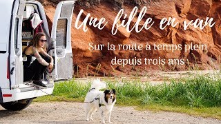 UNE FILLE EN VAN - Sur la route depuis 3 ans - Petite Sauvage - #VANLIFE