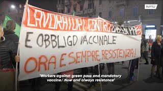 Protesters rally against COVID measures in Europe