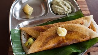 Masala Dosa Recipe and Onion Potato palya | How to make alugadde palya for masala dosa