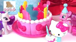 Май Литл Пони Мультик! Торт для Хелло Китти! Hello Kitty Birthday Party! Видео для Детей. Распаковка