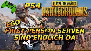 PS4 | PUBG ENDLICH FIRST PERSON SERVER ? Gameplay UPDATE 1.05 | German / PS4