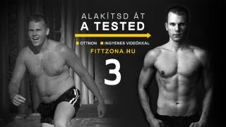 Teljes test edzés 3., ZENE NÉLKÜL, JELZŐHANGOKKAL