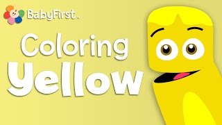 Lemons, Corn and Bananas | Yellow | Learn the Colors | Color Crew | BabyFirstTV