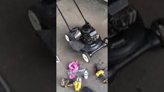Ремонт газонокосилки с мотором Briggs Stratton