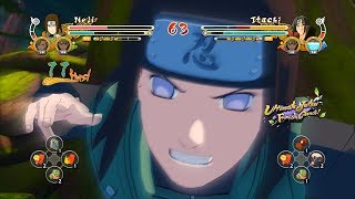 Naruto Ultimate Ninja Storm 3 Full Burst Neji Side Combo Moveset Mod Gameplay (PC w SweetFX)