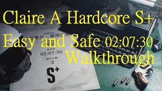 RESIDENT EVIL 2 Remake Claire A Hardcore S+ Walkthrough Part2 Sewers  02:07:30