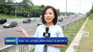 Ruas Tol Layang Japek Padat Sejak Km 31