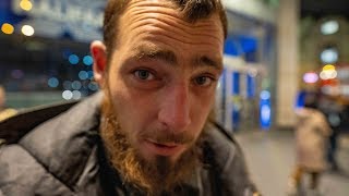 Homeless Man Sleeping Rough in London After Catching Wife Cheating