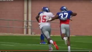 nfl wr vs db  training camp