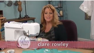 How to embellish a T-shirt - ITS SEW EASY TV SHOW 612 3