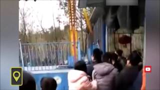 Слабонервным не смотреть! Девочка разбилась насмерть, вылетев из аттракциона