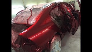 เปลี่ยน สีแดงแก้ว Mazda ตัวใหม่