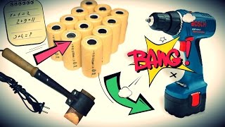 ЧАСТИЧНЫЙ РЕМОНТ АККУМУЛЯТОРА ШУРУПОВЕРТА Bosch GSR-14.4V. АЛИЭКСПРЕСС