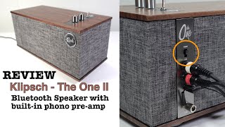 Klipsch The One II REVIEW - Compact bluetooth speaker with a built-in phono pre-amp