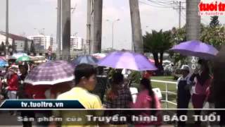 2 công nhân công ty Pou Yuen bị điện giật sáng ngày 27/3/2015