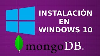 MongoDB instalación en Windows 10