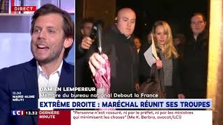 Damien Lempereur invité sur LCI (28 septembre 2019)