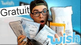 J'AI ACHETÉ 5 OBJETS "GRATUIT" SUR WISH !