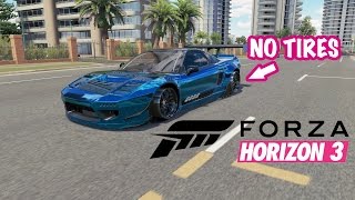 NO TIRES GLITCH!! | Forza Horizon 3