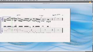 Black Orpheus solo in notation and TAB