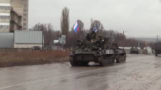 Встреча подразделений ВС РФ и ЛНР в Новоайдаре