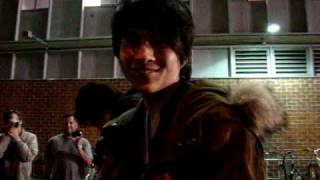Justin Chon at the Hollywood Santa Parade 2008