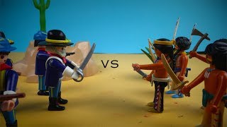 PLAYMOBIL WESTERN: Yankees vs Native Americans