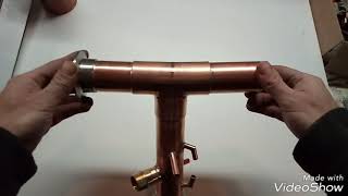 Подробности медной Примы Тора и не только. Copper moonshine still.