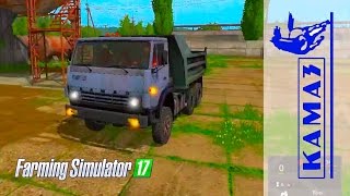 Farming Simulator 2017. мод самосвал Камаз 55111.