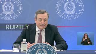 Italy: PM Draghi blames unvaccinated for large part of COVID problems