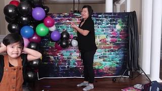 POPPING BALLOONS *BALLOON GARLAND*