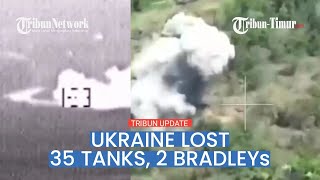 Kiev losses were over 33 tanks, 30 infantry fighting vehicles and 35 armoured fighting vehicles