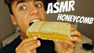 I Tried ASMR RAW HONEYCOMB EATING (Extremely Sticky Sounds)