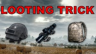 Low Risk HIGH REWARD Looting Tactic for PUBG