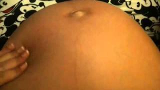 Baby kicking inside my belly
